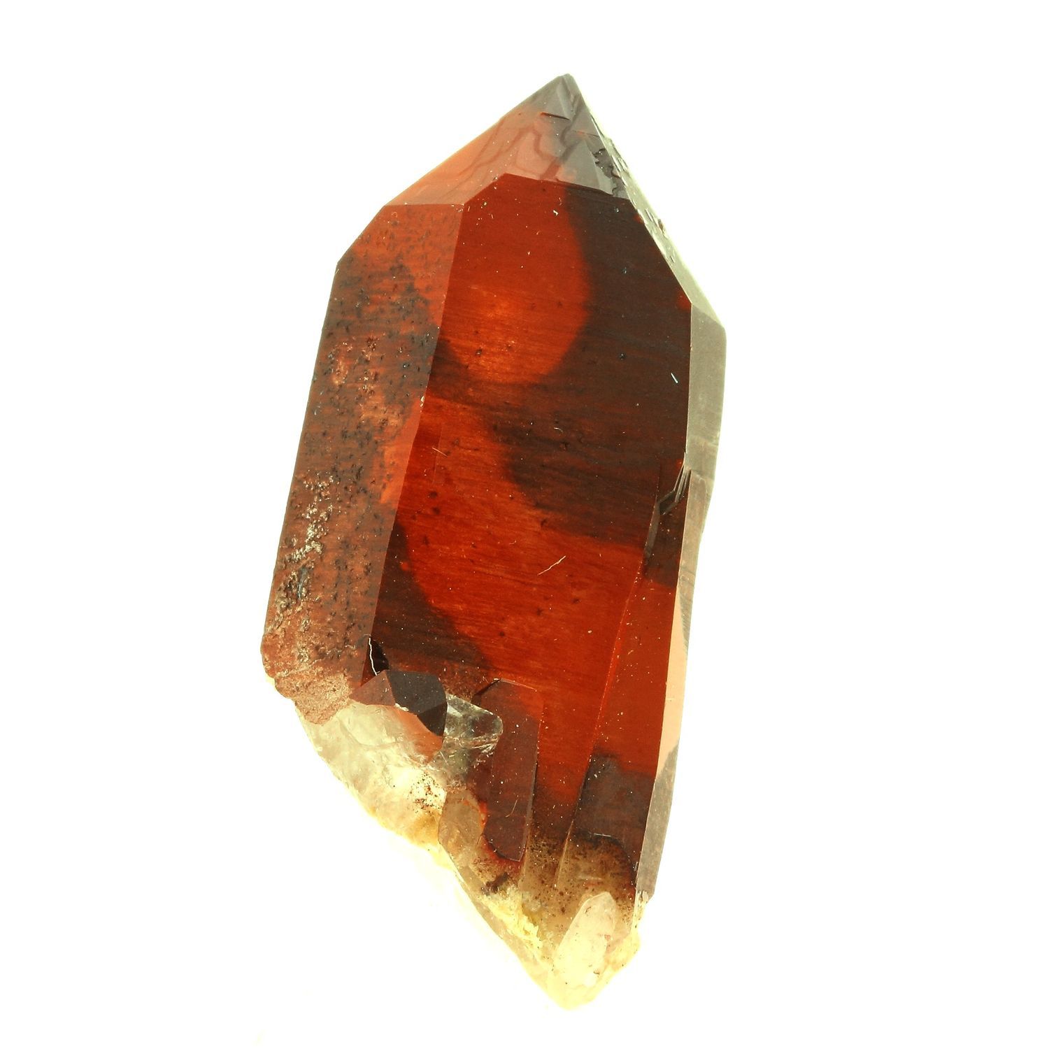 Quartz Rouge. 422.0 Ct. Orange River, Warmbad, Namibie.