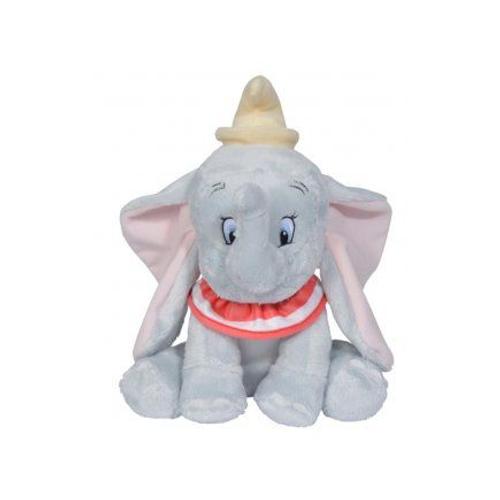 Peluche Disney : Elephant Gris Dumbo 25 Cm - Doudou Licence Enfant