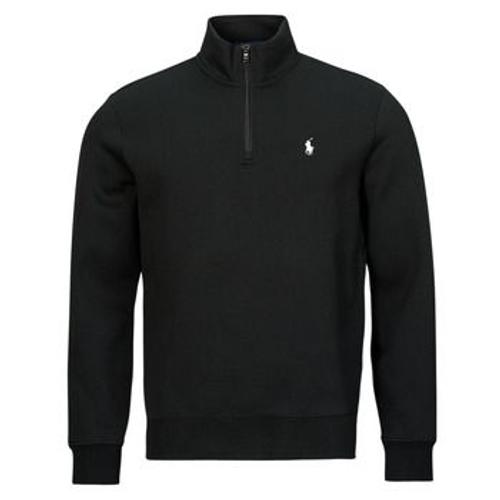 Sweat-Shirt Polo Ralph Lauren Sweat 1/2 Zip En Double Knit Tech Noir