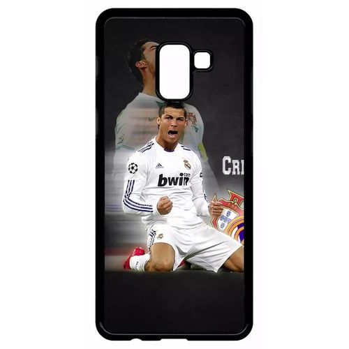 Coque Pour Galaxy A8+ (2018) - Christiano Ronaldo - Noir