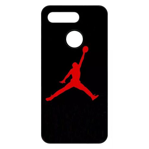 Coque Pour Honor View 20 - Jordan 23 Logo Rouge - Noir