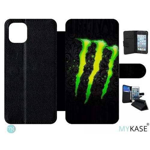 Etui À Rabat Pour Iphone 11 Pro Max - Monster Griffe - Simili-Cuir - Noir