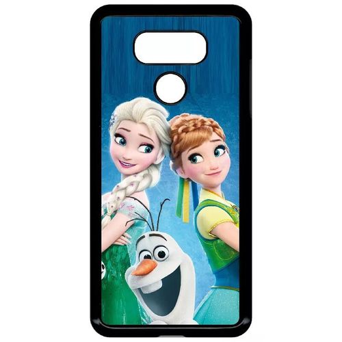 Coque Pour Lg G6 - La Reine Des Neiges - Noir