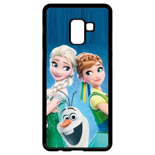 Coque Pour Galaxy A8+ (2018) - La Reine Des Neiges - Noir