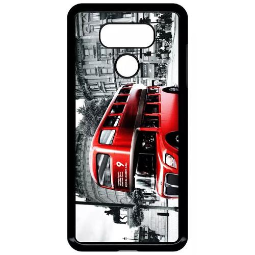 Coque Pour Lg G6 - London Vintage - Noir