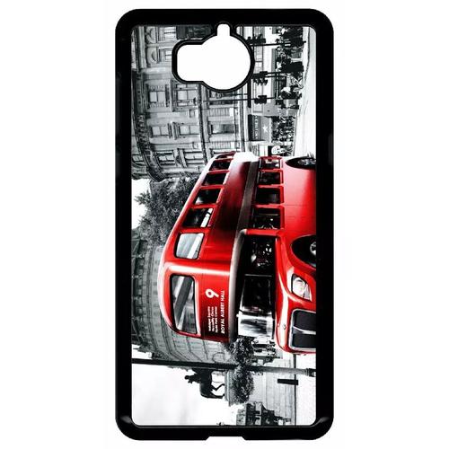 Coque Pour Huawei Y5 (2017) - London Vintage - Noir