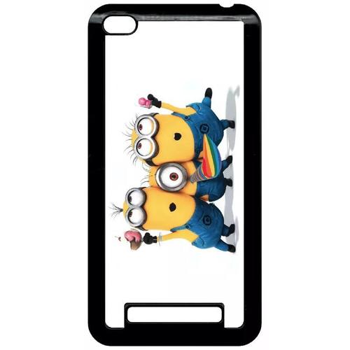 Coque Pour Xiaomi Redmi 4a - Les Minions Font La Fête - Noir