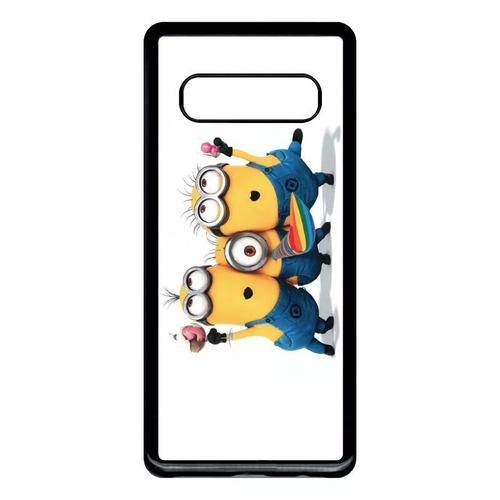 Coque Pour Samsung Galaxy S10+ - Les Minions Font La Fête - Noir