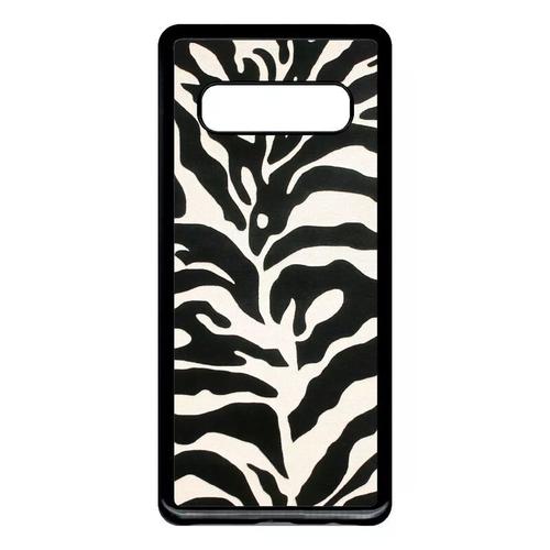 Coque Pour Samsung Galaxy S10+ - Zebré - Noir