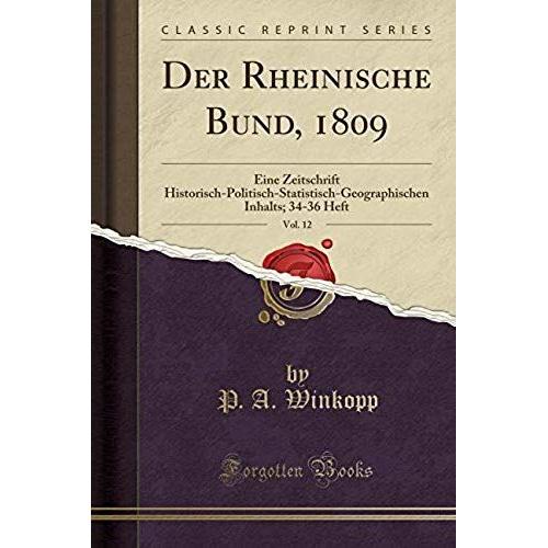 Winkopp, P: Rheinische Bund, 1809, Vol. 12