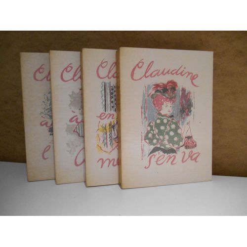 Claudine En 4 Volumes (Sous Étui) / Willy Et Colette Willy - Grau Sala / Réf56977