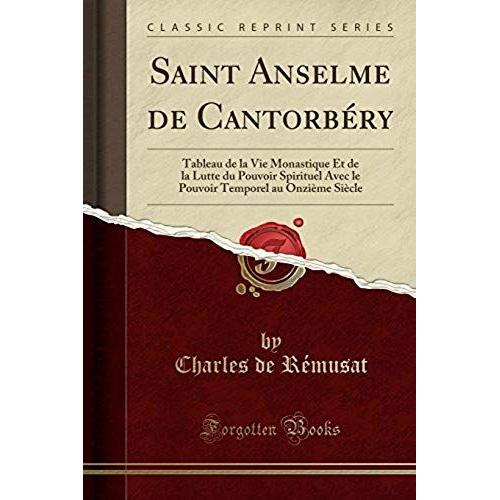 Rémusat, C: Saint Anselme De Cantorbéry