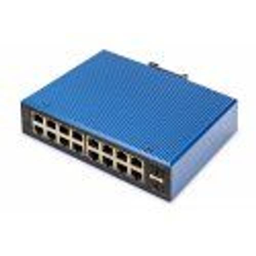 Digitus Commutateur Industriel Poe Gigabit Ethernet 16 2 Ports L2 Man