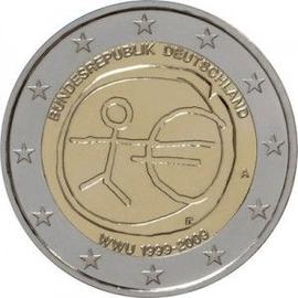 Pièce de 2 euro collection rare 1999-2009, BUNDESREPUBLIK DEUTSCHLAND
