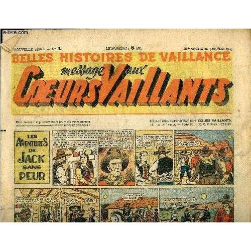 Message Aux Coeurs Vaillants - Année 1947 - Hebdomadaires N°4 À 6 + 8 + 10 + 35 + 37 + 38 - 8 Numéros - Incomplet - Oscar Hamel Par Breysse - Tintin Au Pays De L Or Liquide / Les Sept Boules De(...)