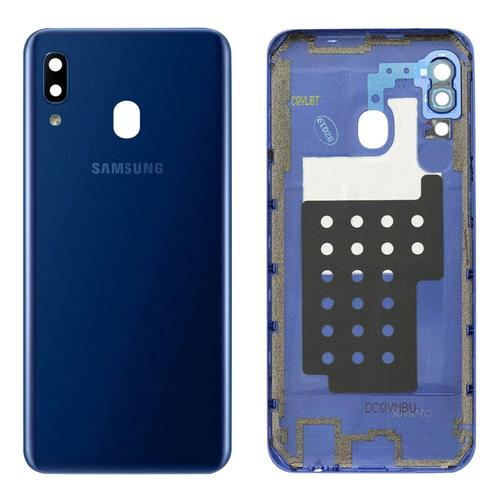 Cache Batterie Samsung Galaxy A20e Façade Arrière Original Samsung Bleu