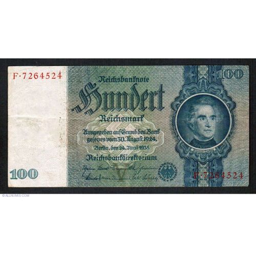 Billet 100 Reichsmark 1935