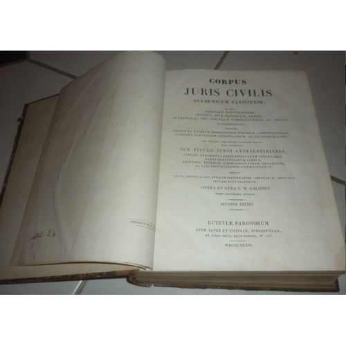 Corpus Juris Civilis Academicum Parisiense