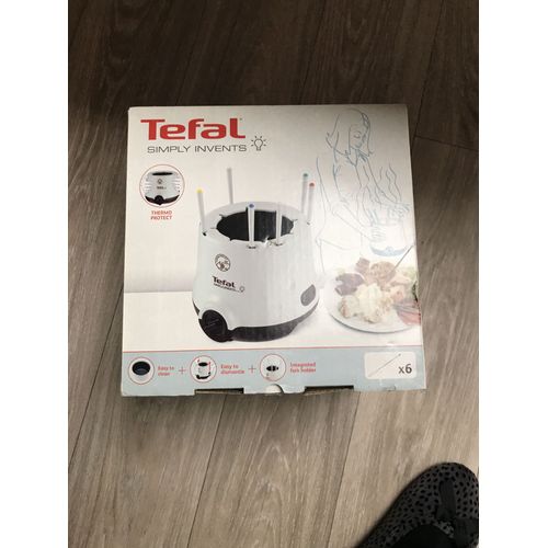 Tefal Fondue Thermoprotect - Fondue - 800 Watt - gris clair
