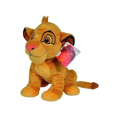 Peluche Disney Le Roi Lion : Simba 26 Cm - Doudou Licence Enfant - Animaux