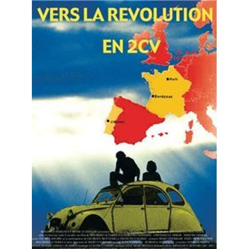 Vers La Révolution En 2cv De Maurizio Sciarra Avec Gwenaëlle Simon, Adriano Giannini... - Affiche Originale De Cinéma Format 120 Cm X 160 Cm