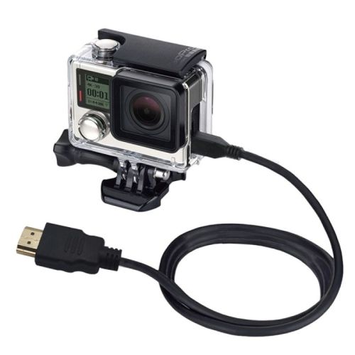PULUZ Video Câble HDMI vers Micro HDMI 19 broches pour GoPro HERO4 / 3 / 3, Sony, LG, Panasonic, Canon, Nikon, Smartphones e