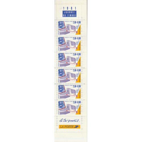 Carnet 6 Timbres Journée Du Timbre 1991 Métiers De La Poste N°3504