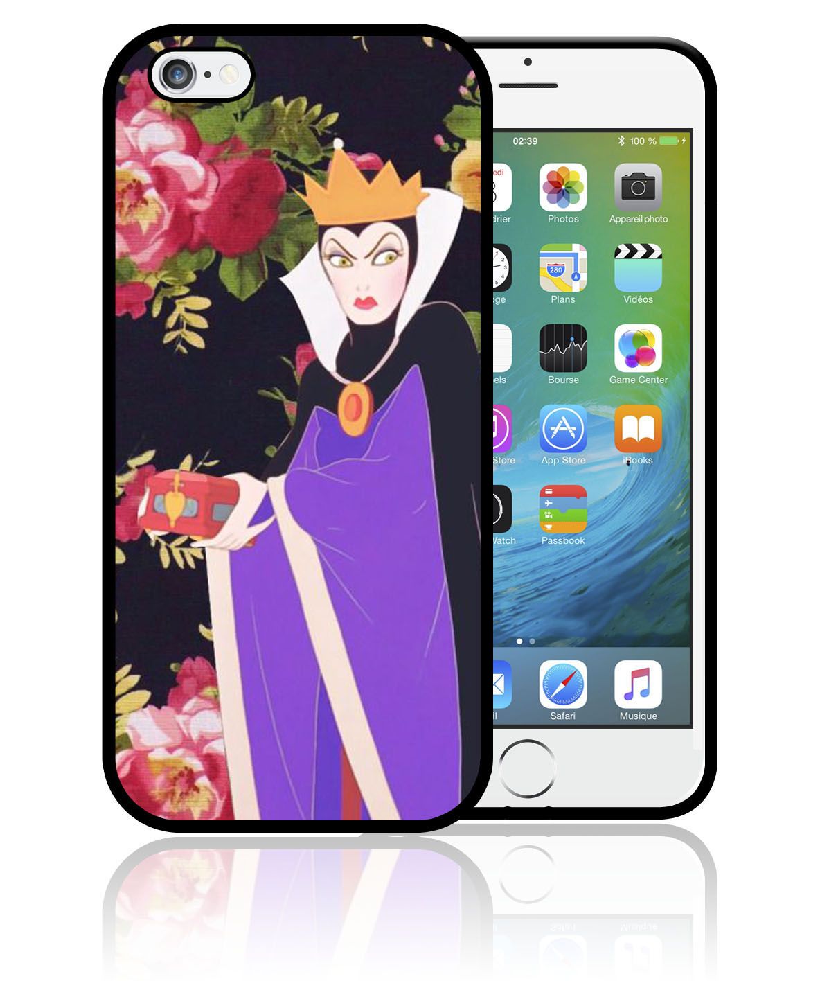 Coque Iphone 4 Et Iphone 4s La Reine Blanche Neige Snow White The Evil Queen Disney0226