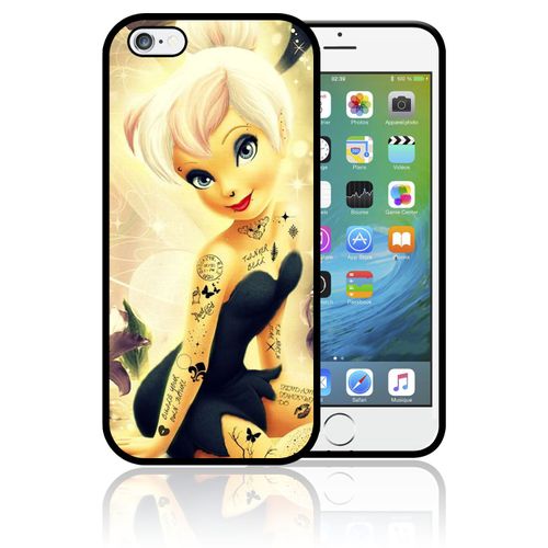 Coque Iphone 5 Et Iphone 5s Et Iphone Se La Fee Clochette Tinkerbell Tattoo Tatouages Swag Punk 0224