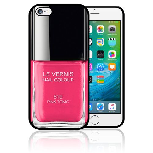 Coque Iphone 5 Et Iphone 5s Et Iphone Se Vernis A Ongles Pink Tonic Nail Art Colour Swag0441