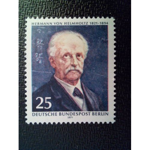 Timbre Berlin Allemagne Yt 369 Hermann Von Helmholtz (1821-1894) 1971 ( 031012 )