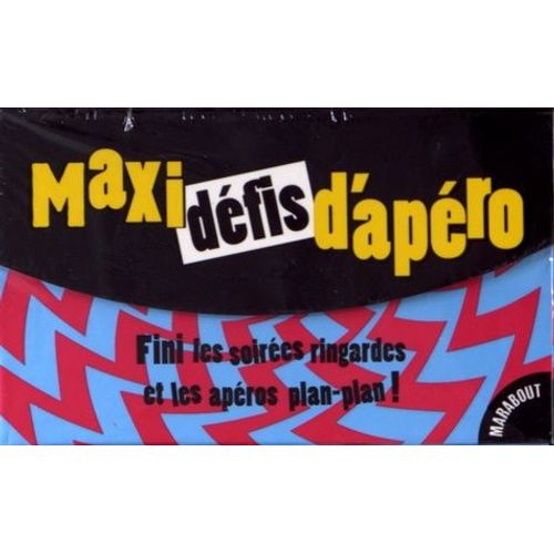 Boîte Maxi Défis D'apéro - 500 Défis Pour Passer Un Apéro De Folie !