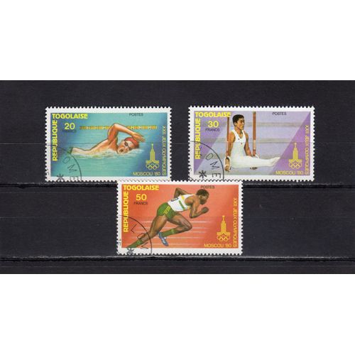 Timbres-Poste Du Togo (Jeux Olympiques De Moscou)