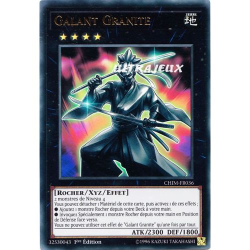 Yu-Gi-Oh! - Chim-Fr036 - Galant Granite - Ultra Rare