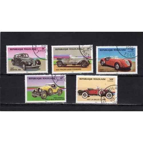 Timbres-Poste Du Togo (Automobiles Anciennes)