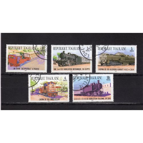 Timbres-Poste Du Togo (Locomotives)