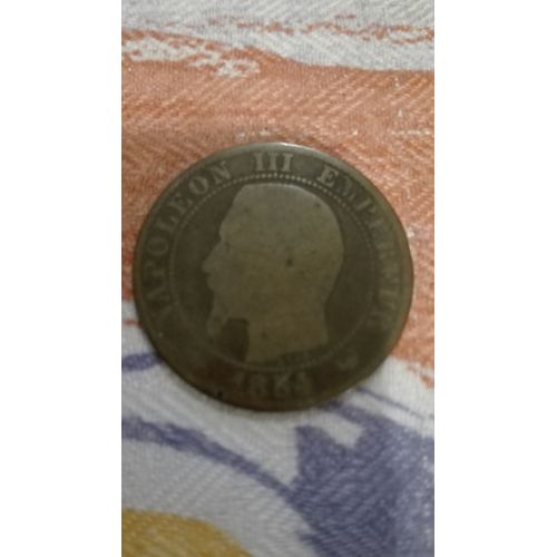 Pièce De 5 Cents 1854 Napoleon 3