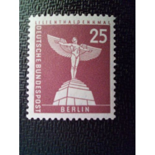 Timbre Berlin Allemagne Yt 132 Monument Lilienthal, Lichterfelde 1956 ( 031012 )