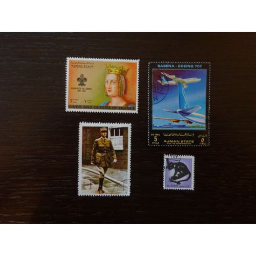 Timbres Ajman Sate Oblitérés 1972 Divers Emirats Arabes Unis