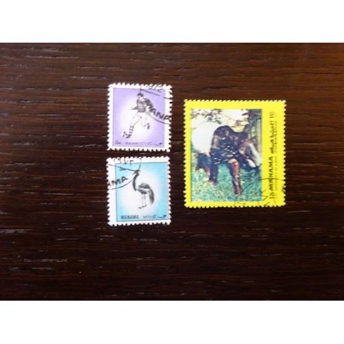 Timbres Manama Oblitérés 1972 Divers Emirats Arabes Unis