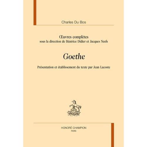 Goethe - ¿Uvres Complètes