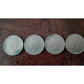 Lot De 4 Pièces De 25 Pesetas