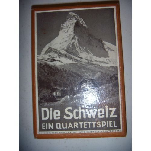 Die Schweiz Ein Quartettspiel : La Suisse En Jeu De Cartes, 48 Cartes