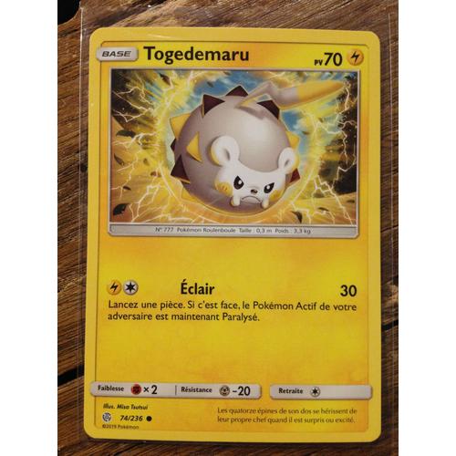 Togedemaru 74/236 Série Soleil Et Lune Éclipse Cosmique