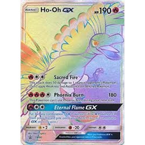 Ho-Oh Gx Carte Pokémon Sm80 - Grande Carte