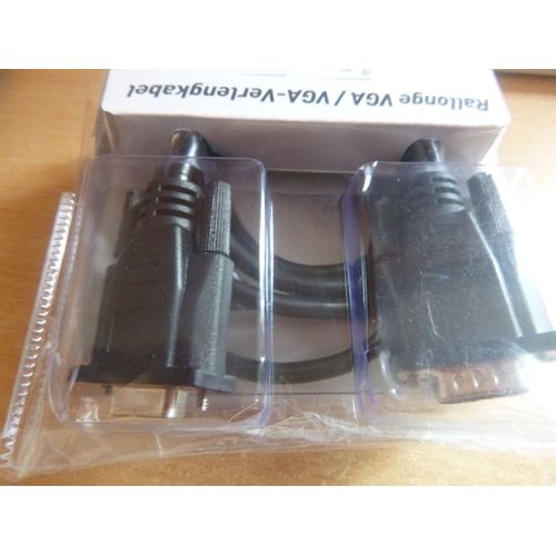 Rallonge VGA/VGA-Verlengkabel 1,8m Temium