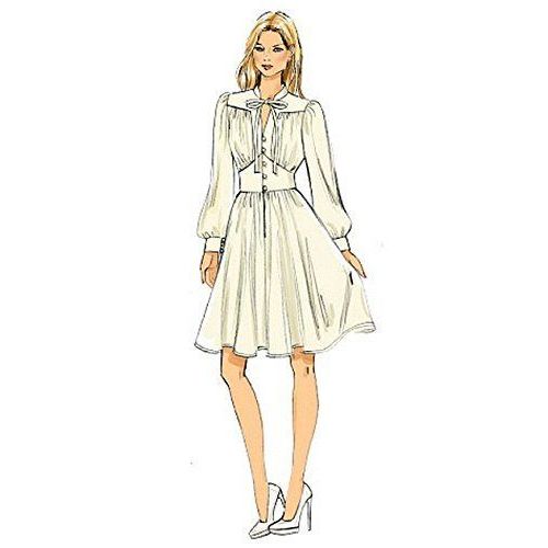 Vogue Patterns V9076a5 6/8/10/12/14 Patron De Couture Robe