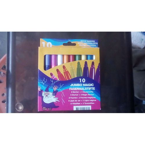 10 Feutres Jumbo Magic