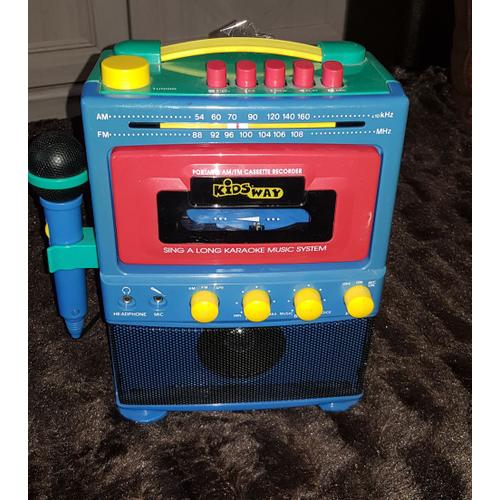 Vintage : Karaoké Music System Kidway des annees 80