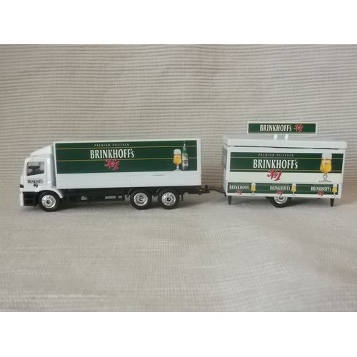 Camion Mercedes Biere Brinkhoff's Avec Remorque Buvette Ho 1/87-High-Speed